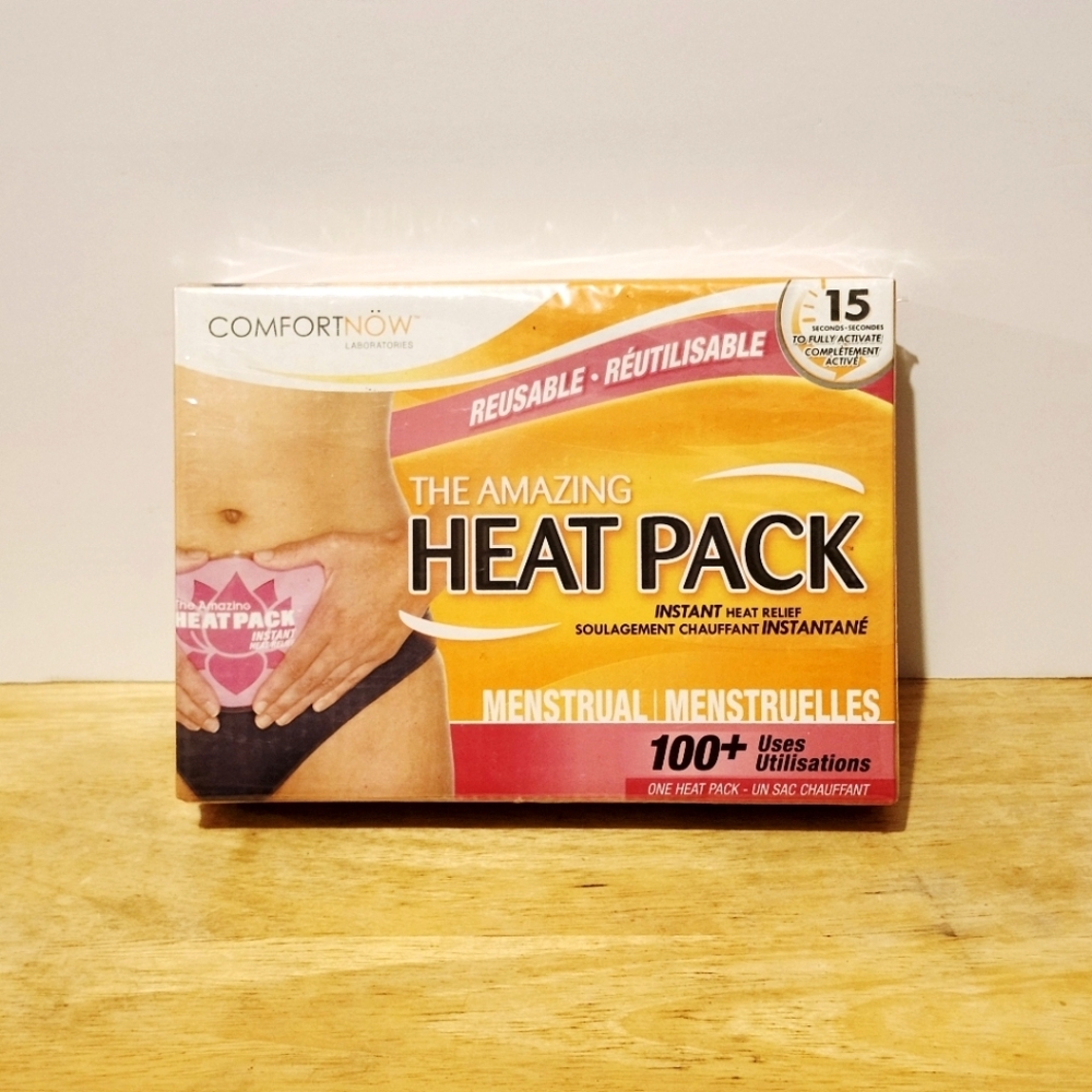 *4 for $30* The Amazing Heat Pack - Menstrual Instant Heat Relief - SEALED